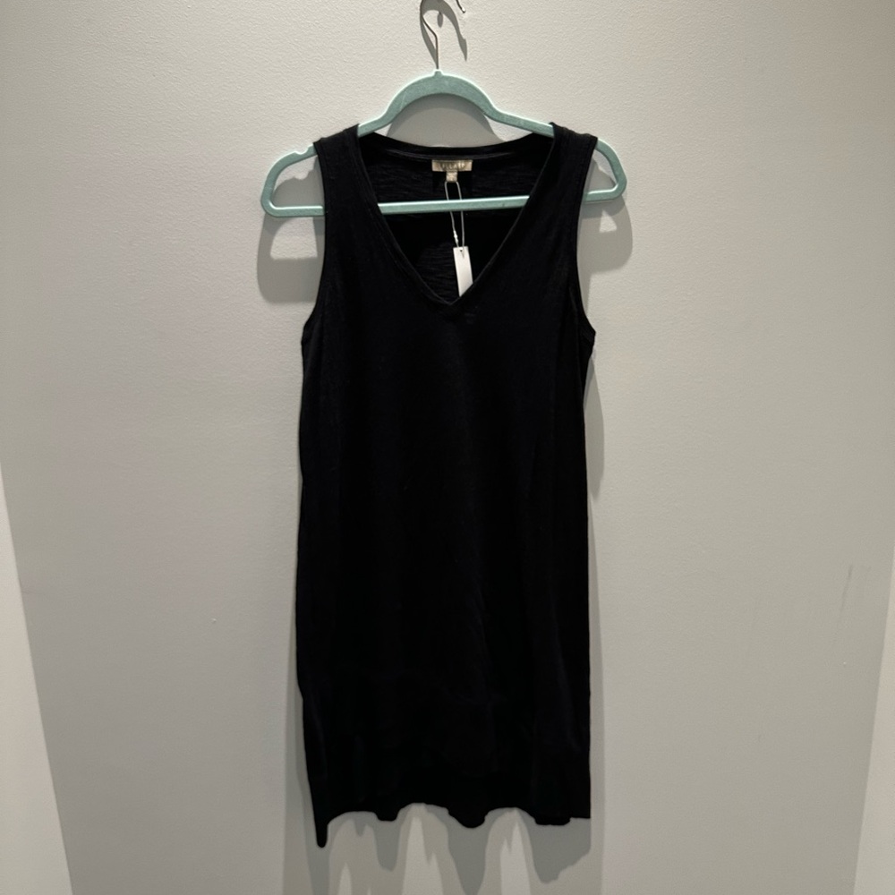 Lilla P NWT size S black cotton dress